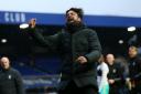 Russell Martin celebrates his side's dramatic victory at Birmingham