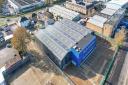 An aerial view of the industrial site that has been sold for £5.7M