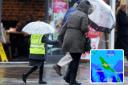 Southampton will be hit with heavy rain on Tuesday