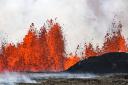 A volcano spews lava in Grindavik, Iceland (AP Photo/Marco di Marco)