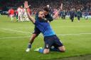 Leonardo Bonucci celebrates victory in the UEFA Euro 2020 final at Wembley (Nick Potts/PA)