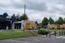 Gas main damaged by lawn mower forces supermarket petrol station to evacuate