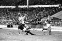 Action from the 1979 League Cup final, one of five cup ties in 12 days for Saints under Lawrie McMenemy