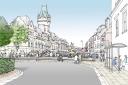 Artists impressions of Central Winchester Regeneration Area. Photo by Winchester City Council. The Broadway..