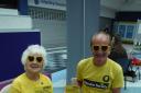 Betty and Tom wearing Love Your Eyes glasses during Macular Awareness Week 2017.
