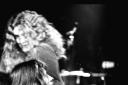Led Zeppelin playing the Gaumont in January 1973.