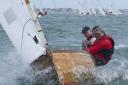 SEA DOG: Stuart Jardine in dark cap sailing at Cowes.	Picture: eddiemays.com