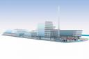 The marine-inspired design for Helius Energy's proposed biomass plant in Southampton