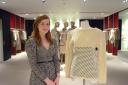 Natalie Crossan with her winning Campaign for Wool design at Daks