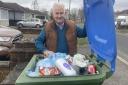 Tim Perredd said it's been three weeks since his bins were last emptied
