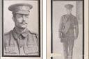 Acting Corporal James Ings and Private F Jones, both killed in action in World War One