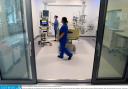 Pictured:  Southampton University Hospital's new Â£22m state-of-the-art intensive care unit...Doctors at a hospital with one of Britain's best Covid survival rates have revealed they saved lives by shunning the use of ventilators.