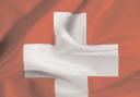 The flag of Switzerland