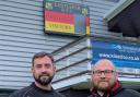 Eastleigh RFC head coach Will Croker and senior coach Kevin Cotterell