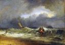 Turner Fishermen on a Lee-Shore in Squally Weather
