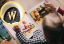 (Background) Parent and child reading. Credit: Canva
(Circle) Waterstones sign. Credit: PA