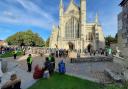 A memorial event was held at Winchester Cathedral yesterday evening. Picture: Hampshire police.