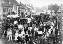 Turn of the century procession. One of the earliest pictures of Titchfield Carnival.