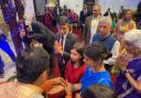 Prime Minister Rishi Sunak arrives at Southampton temple for Diwali