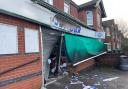 The Jupider store in St Catherine's Road was ram raided on Friday