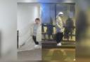 Police have released images of a man after a burglary at a Hampshire hospital.
