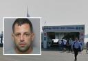 Drug dealer Antonio Panayi, inset, has been jailed after he was caught with drugs at Gosport ferry terminal