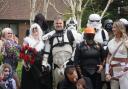 Bride, groom, and guests dress up in cosplay costumes to mark ‘memorable day’