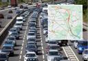 Drivers on the M27 face heavy delays during the rush-hour