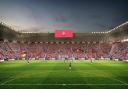 CGI of proposed revamped St Mary's Stadium Northam Stand - which is now sold out