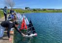 Southampton model yacht race at Gosport Boating Lake