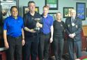 The Hampshire team with their trophy
