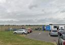  Travellers have been seen setting up camp at the Daedalus airport site