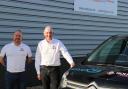 Peter Bartlett, founder of Southern Power Tools, and his son Drew Bartlett, the director.