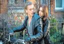 Jamie Campbell Bower with Lily Collins in The Mortal Instruments: City of Bones