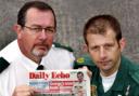 CAMPAIGN: Alex Grossart, clinical team manager, left, and Rob Kemp, divisional clinical team manager, right, back the Daily Echo's knife campaign.