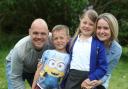 Chloe survived the operation in which she had her skull fractured into pieces and is now a healthy happy eight-year-old