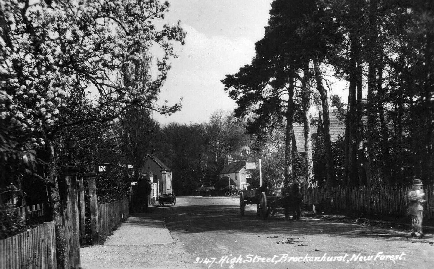 Brockenhurst picture from old postcard