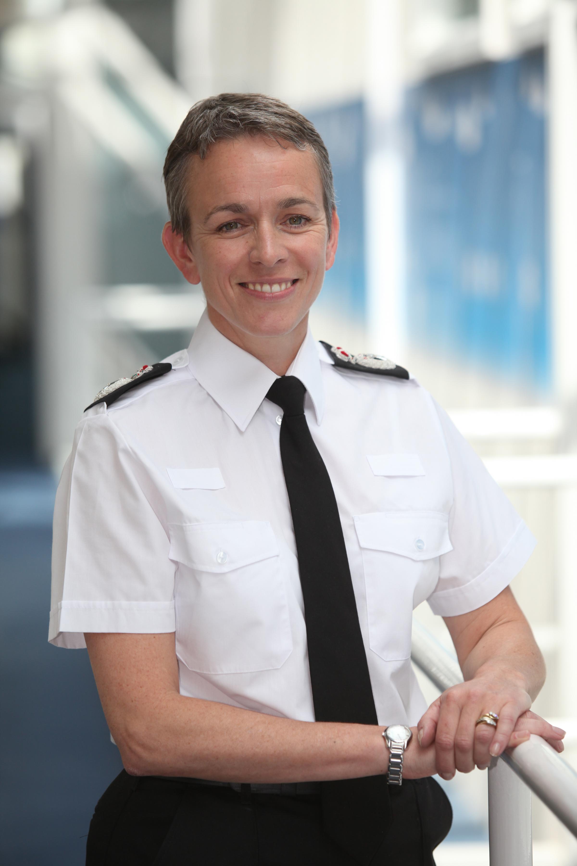 11 May 2016 - Photo Stuart Martin - Chief Constable Olivia Pinkney pictured at the police HQ in Netley.