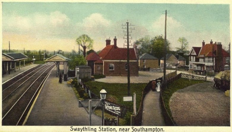 Swaythling Station in 1910.