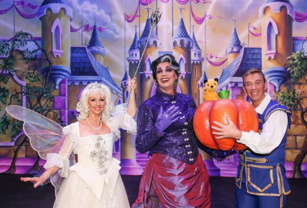 Daily Echo: Cinderella Panto at The Mayflower Theatre, staring Craig Revel Horwood, Debbie McGee, Richard Cadell and Sooty.
