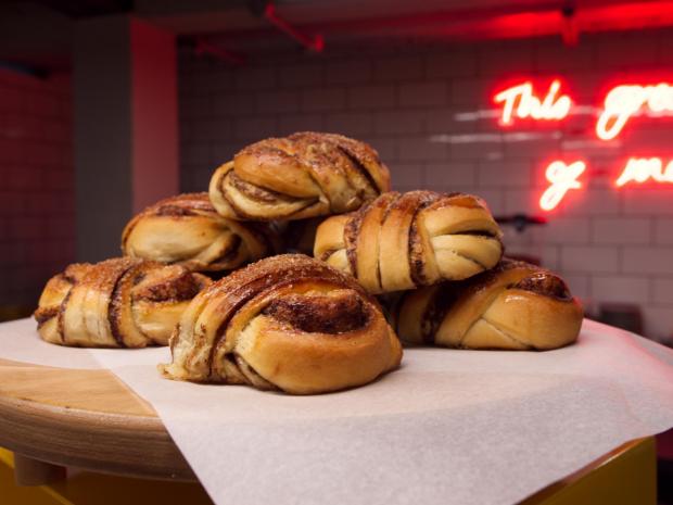 Daily Echo: Hoxton buns served in the God's House Tower cafe