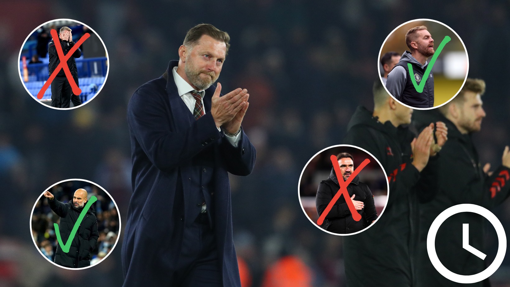 Managerial sackings reshape longest-serving list in England