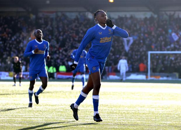 Daily Echo: Joe Aribo pictured in action for Rangers. Image by: PA