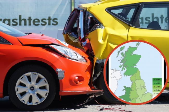 An interactive map has been updated to show how dangerous UK roads really are. Picture: Canva/CollisionMap