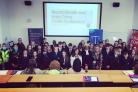Mock trial takes place for students at Eastleigh youth conference.