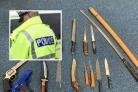 Hampshire Police has cracked down on weapons