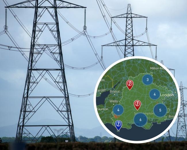 Storm Barra is causing power cuts across Hampshire. Picture: PA/SSEN
