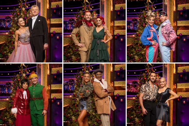 Daily Echo: Strictly Come Dancing Christmas special line up. Credit: BBC/PA