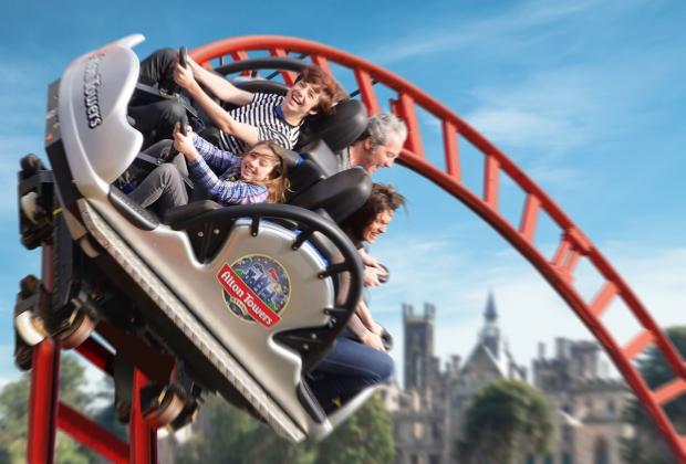 Daily Echo: For thrill seekers, tickets to Alton Towers makes a great gift. Picture: Alton Towers
