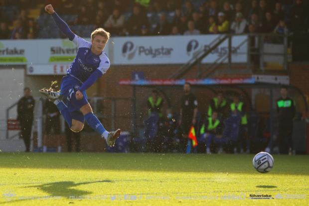 Jake Hesketh scored for Eastleigh (Picture: Tom Mulholland)